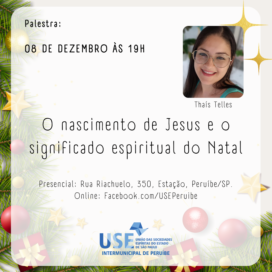 O nascimento de Jesus e o significado espiritual do Natal com Thaís Telles.