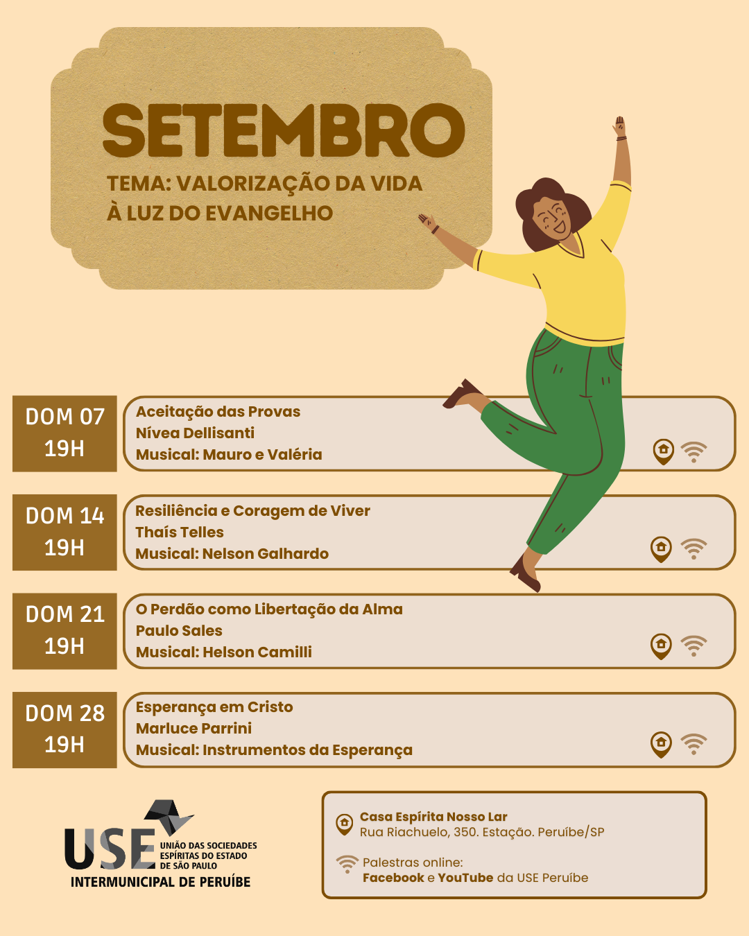 Setembro na USE Peruíbe: Valorização da vida à luz do Evangelho